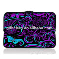 Colorfulbags Purple Flowers Design New 15" 15.4" 15.5" 15.6" inch Laptop PC Neoprene Soft Sleeve Bag Pouch case cover